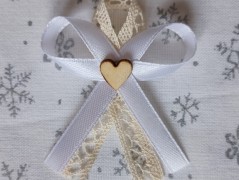 Světle fialové svatební vývazky