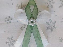 Světle fialové svatební vývazky