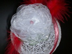 Srdíčko s bílou mašlí