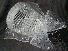 Srdíčko s bílou mašlí