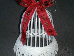 Srdíčko s bílou mašlí