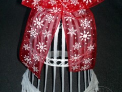 Srdíčko s bílou mašlí