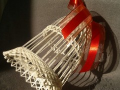 Srdíčko s bílou mašlí