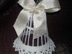 Srdíčko s bílou mašlí