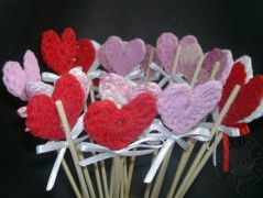 Srdíčko s bílou mašlí