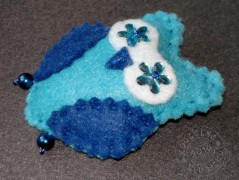 Srdíčko s bílou mašlí