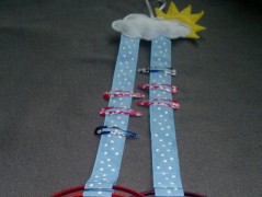 Srdíčko s bílou mašlí