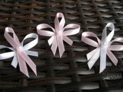 Srdíčko s bílou mašlí