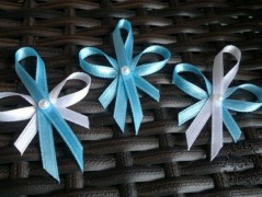 Srdíčko s bílou mašlí