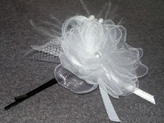 Srdíčko s bílou mašlí