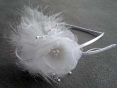 Srdíčko s bílou mašlí