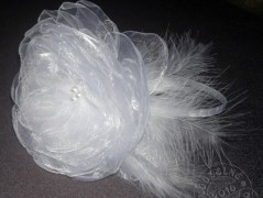 Srdíčko s bílou mašlí