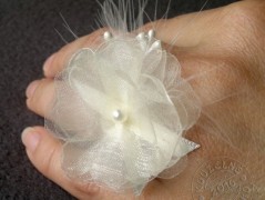 Srdíčko s bílou mašlí