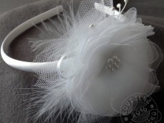 Srdíčko s bílou mašlí