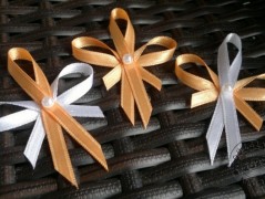 Srdíčko s bílou mašlí