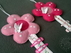 Srdíčko s bílou mašlí