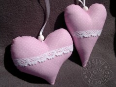 Srdíčko s bílou mašlí