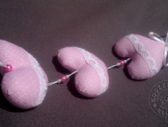 Srdíčko s bílou mašlí