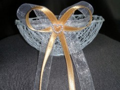 Srdíčko s bílou mašlí