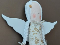 Srdíčko s bílou mašlí