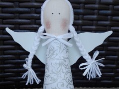 Srdíčko s bílou mašlí