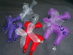 Srdíčko s bílou mašlí