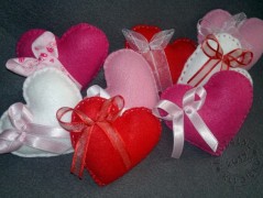 Srdíčko s bílou mašlí