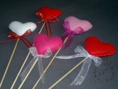 Srdíčko s bílou mašlí