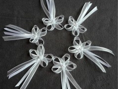 Srdíčko s bílou mašlí