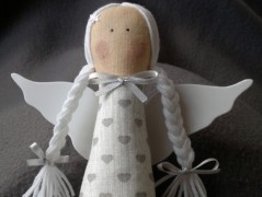 Srdíčko s bílou mašlí