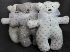 Srdíčko s bílou mašlí