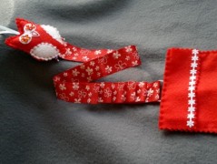 Srdíčko s bílou mašlí