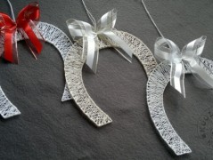 Srdíčko s bílou mašlí