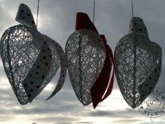 Srdíčko s bílou mašlí