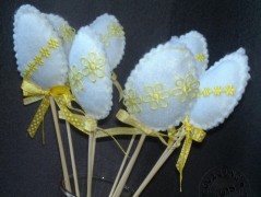 Srdíčko s bílou mašlí