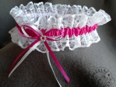 Srdíčko s bílou mašlí