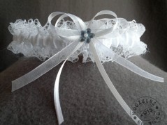 Srdíčko s bílou mašlí