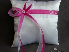 Srdíčko s bílou mašlí