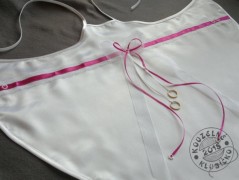 Srdíčko s bílou mašlí