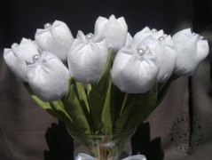 Srdíčko s bílou mašlí