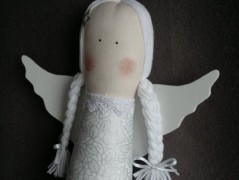 Srdíčko s bílou mašlí