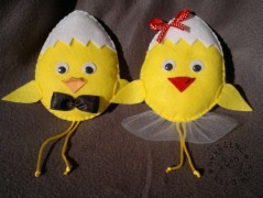 Srdíčko s bílou mašlí