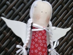 Srdíčko s bílou mašlí