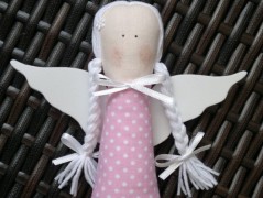 Srdíčko s bílou mašlí