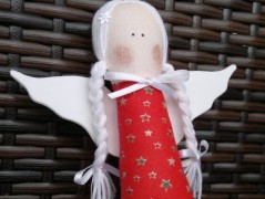 Srdíčko s bílou mašlí