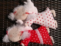 Srdíčko s bílou mašlí