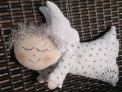 Srdíčko s bílou mašlí