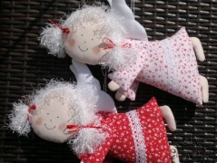 Srdíčko s bílou mašlí