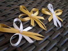 Srdíčko s bílou mašlí