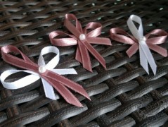 Srdíčko s bílou mašlí